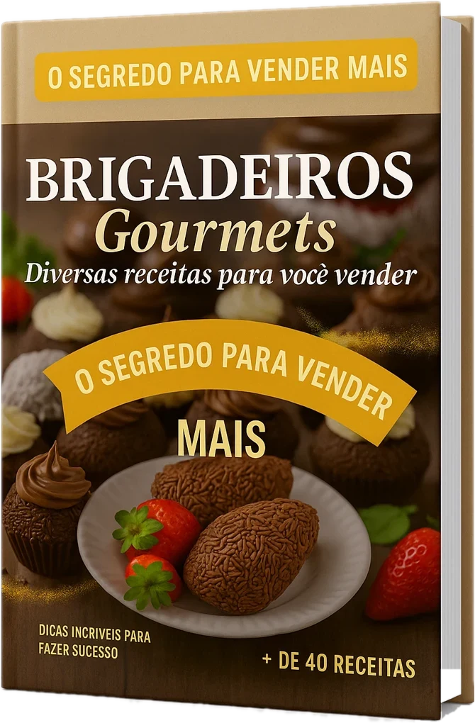 Capa do ebook Brigadeiros Gourmets: 40 Receitas para Vender